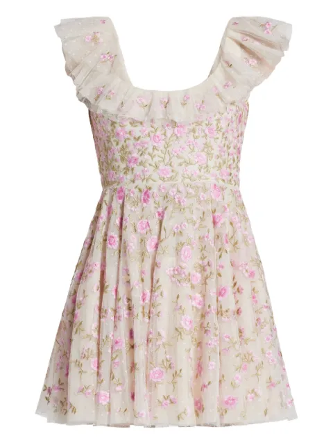 Needle & Thread Lea dress Neutrals DSSL25RHS25