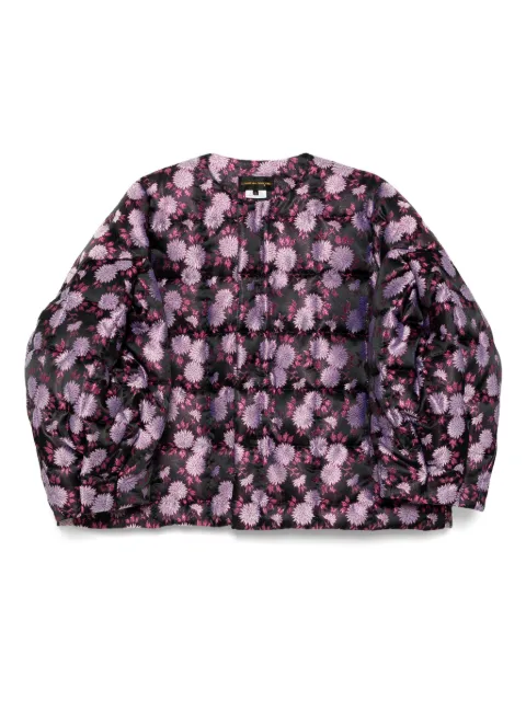 Comme Des Garçons floral detail puffer jacket Black GOJ0320512A