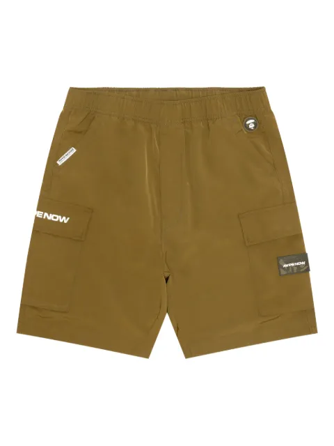 AAPE BY *A BATHING APE® logo-print cargo shorts Green ASPB672XXO