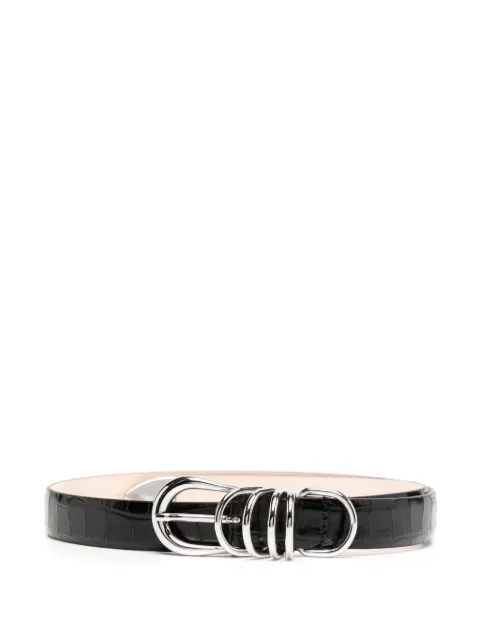 Déhanche Hollyhock belt Black HOLLYHOCKBLACKCROC