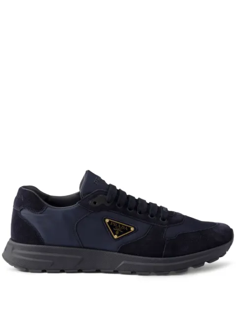 Prada Prax 2.0 Re-nylon and suede sneakers Blue 2EE436FG000D7C