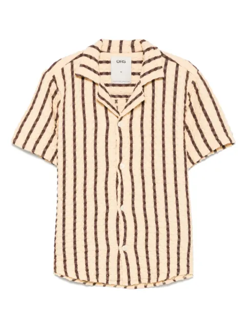 OAS Company Waffle shirt Yellow 700606