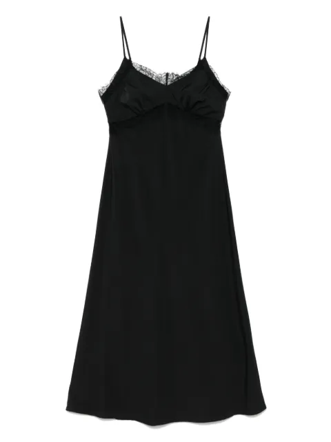 Vivetta lace-trim midi dress Black VS1AB0232FD009