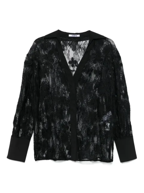 Vivetta lace shirt Black VM1CM0087TE066