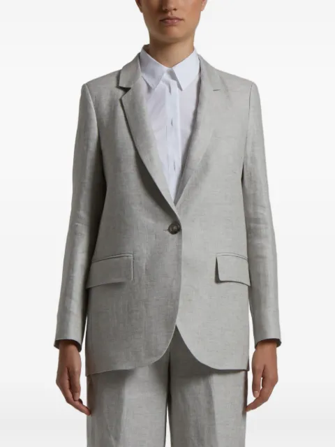 Peserico tailored blazer Grey M014392603