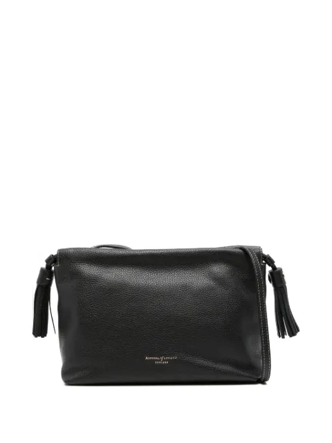 Aspinal Of London calf-leather makeup bag Black 042312733810000