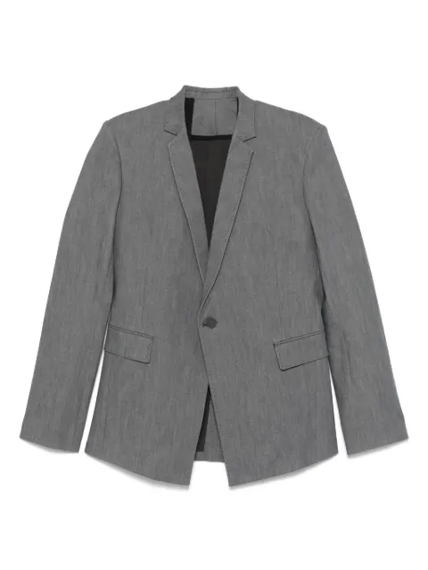 Boris Bidjan Saberi single-breasted blazer Grey SUIT3FKU10001