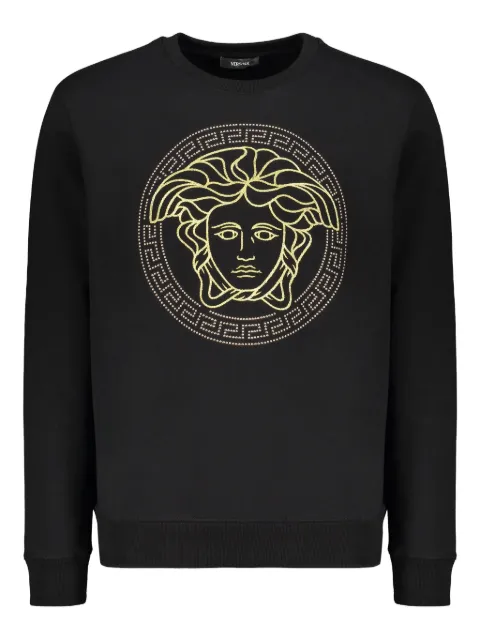 Versace cotton sweatshirt Black 10118521A14074