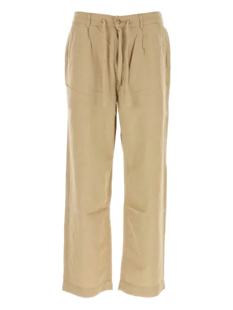 Polo Ralph Lauren linen-blend trousers Neutrals 710958596001