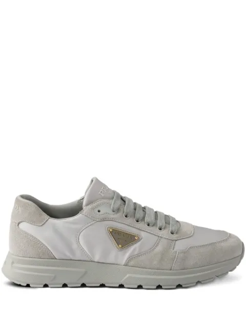 Prada Prax 2.0 Re-nylon and suede sneakers Grey 2EE436FG000D7C