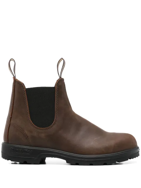 Blundstone round-toe leather Chelsea boots Brown 1609BC1609