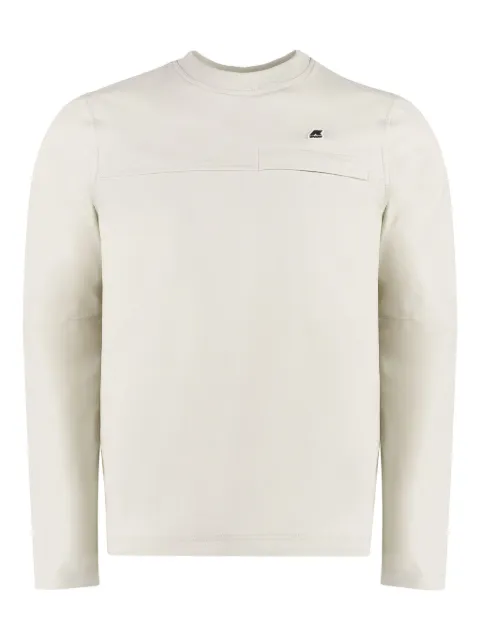K-Way logo-patch sweatshirt Neutrals K81248W