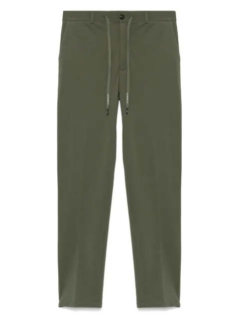 Circolo 1901 piqué-weave trousers Green CN4667