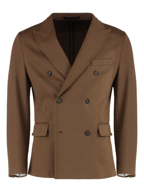 Paolo Pecora double-breasted blazer Brown L0514701
