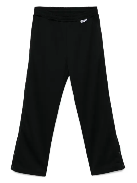 GCDS button-detail track pants Black B1CM3004JI4