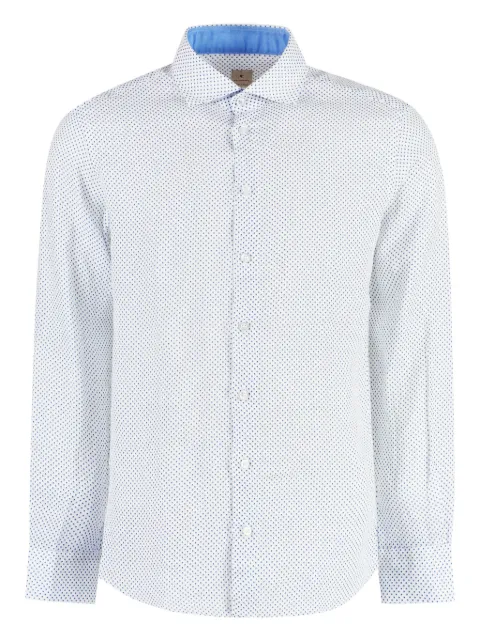 Bastoncino micro-pattern shirt White B2469