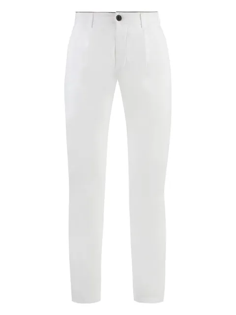 Department 5 pleated tapered trousers White UP0181TS0073