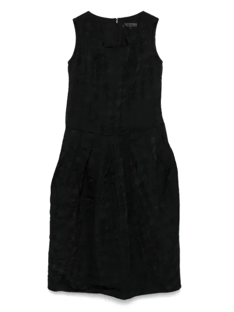 Comme Des Garçons Comme Des Garçons jacquard midi dress Black ROO002