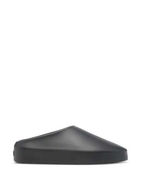 Fear Of God logo-patch slippers Black FG80200EVA096