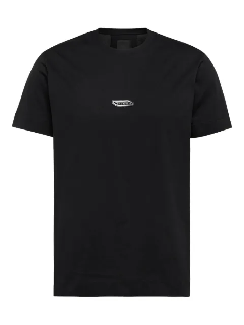 Givenchy logo-plaque T-shirt Black BM716R3YCN