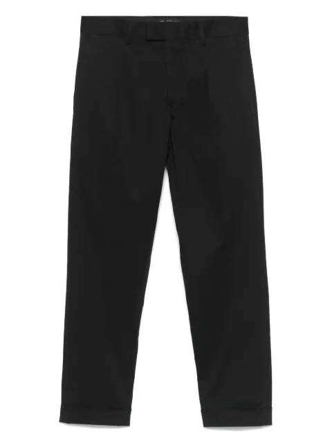Low Brand logo-tag trousers Black L1PSS256888