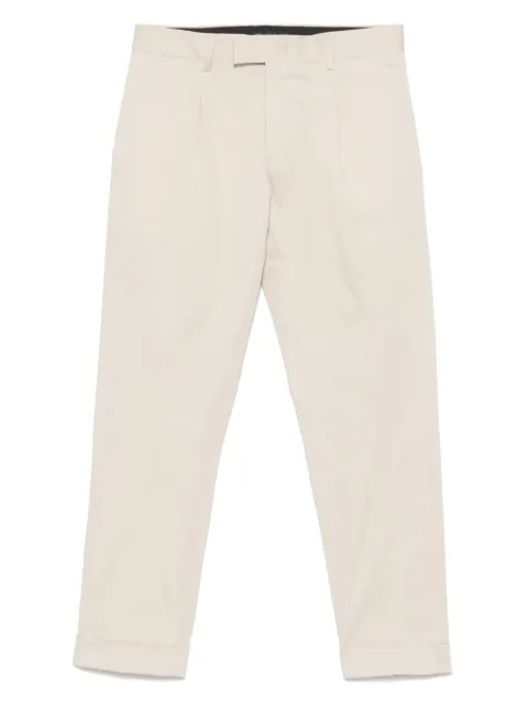 Low Brand logo-tag trousers Neutrals L1PSS256888