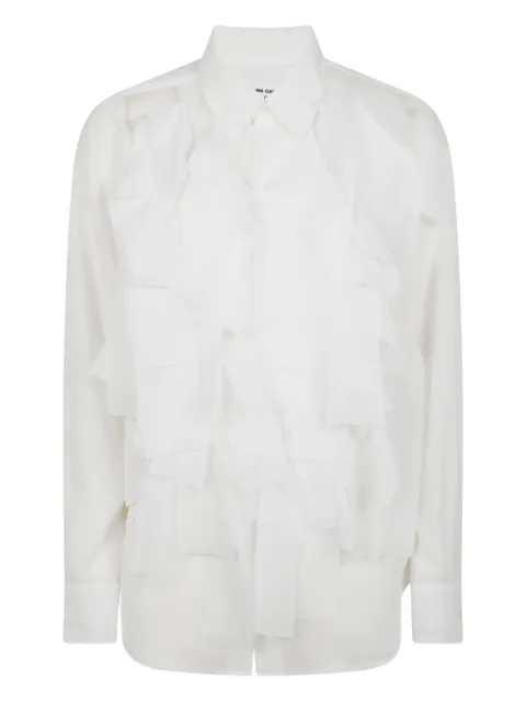 Comme Des Garçons Comme Des Garçons long-sleeved shirt White ROB010