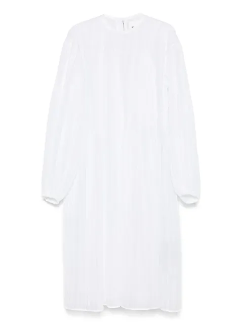 Jil Sander plissé dress White J02CT0464J45014