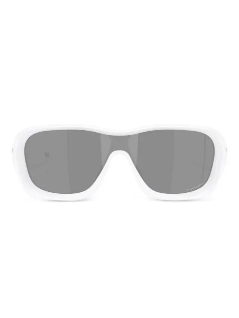 Oakley De La Salle geometric-frame sunglasses White OO9493