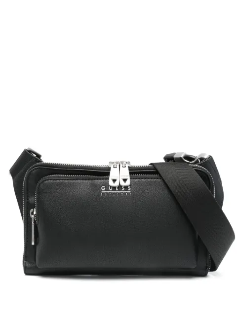 GUESS USA logo-lettering belt bag Black HMMITUP5214