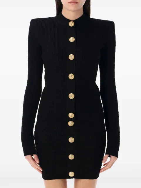 Balmain long sleeve cardigan Black EF0KL191KI42
