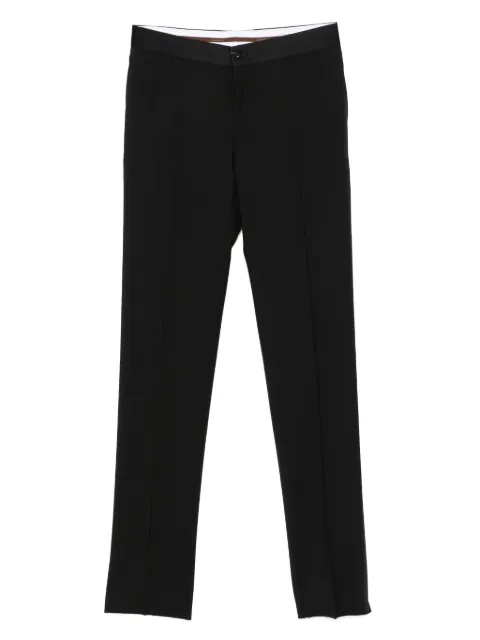 Canali pressed-crease trousers Black 0000098AM30110