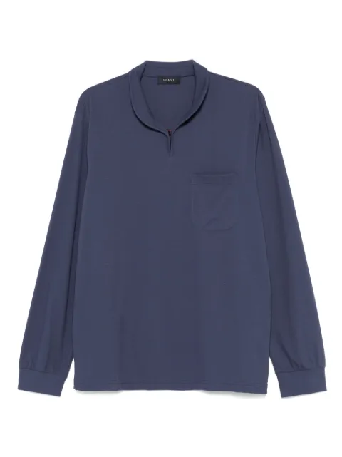 Sease cotton polo shirt Blue WE030TJ218