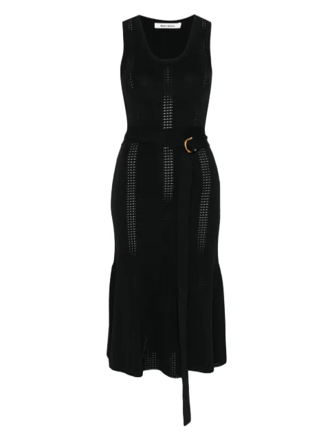 Wales Bonner Dusk knit dress Black WS25KN23KN06