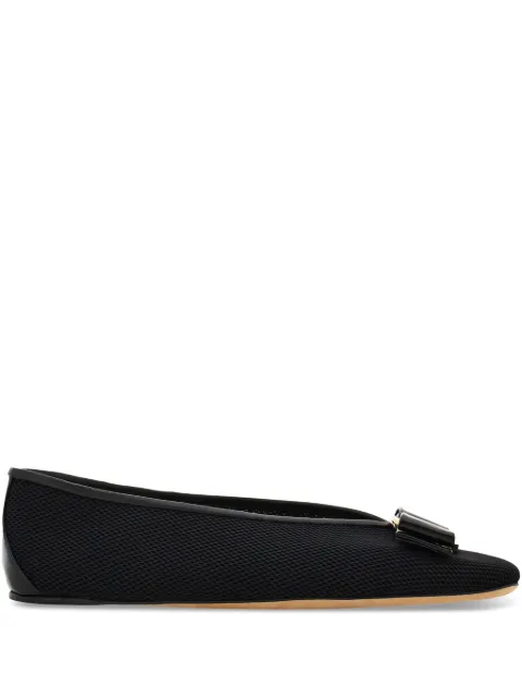 Ferragamo Vara mesh ballet flats Black 782204