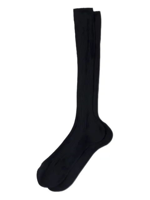 Prada ribbed knee-high socks Blue UCL298L80