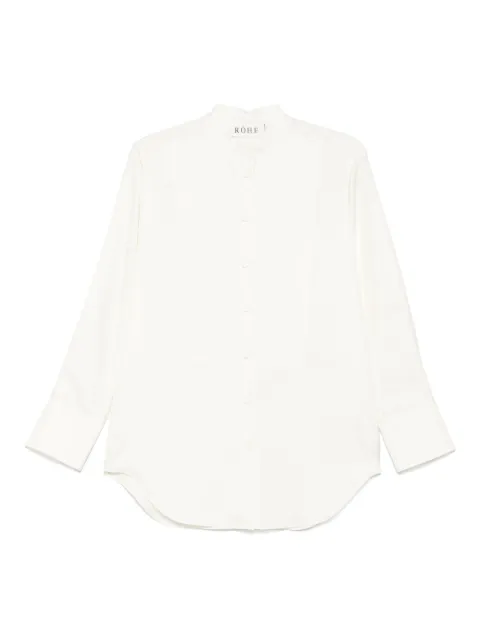 Róhe silk shirt Neutrals 41519155101