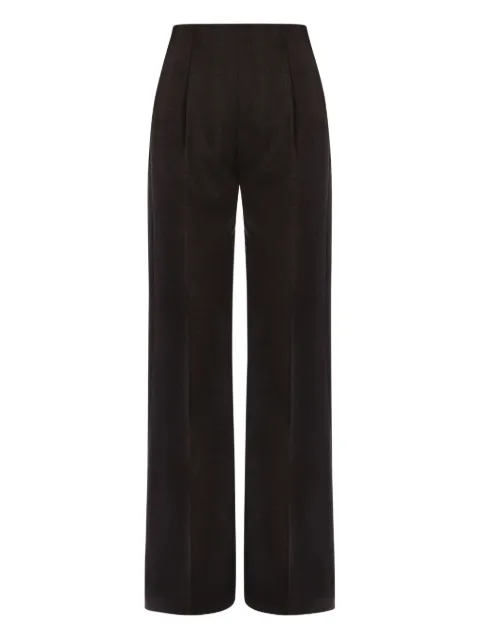 Alberta Ferretti virgin-wool high-waisted pants Grey AEF252U03086637