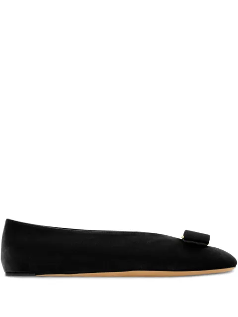 Ferragamo Vara bow-detail ballet flats Black 782108