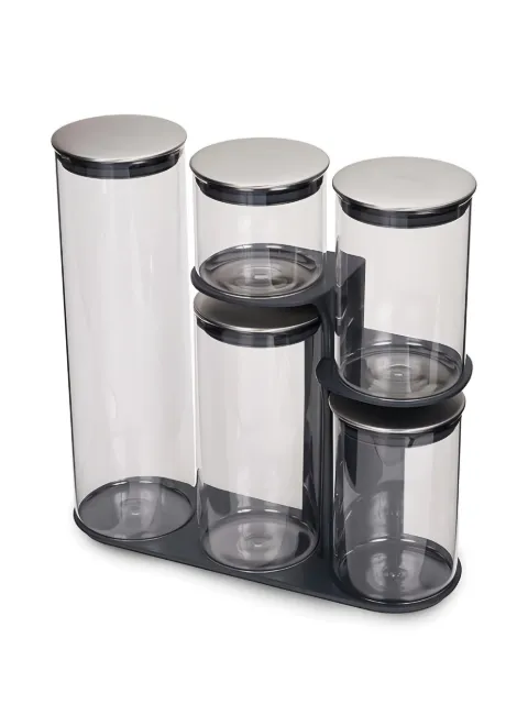 Joseph Joseph lidded container (set of five) Black 95035