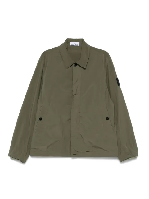 Stone Island Compass-motif jacket Green K1S154100025S0042