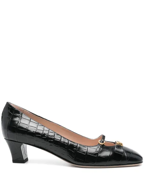 Valentino Garavani 45mm Bowow Décolleté pumps Black WS0LD2HUR