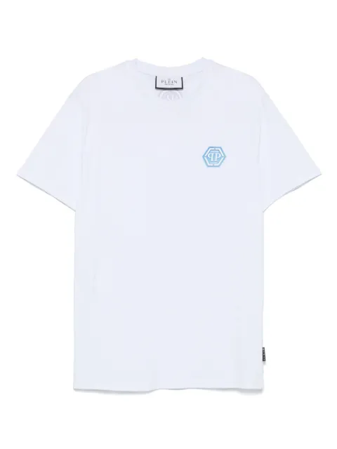 Philipp Plein logo-print T-shirt White PAECMTK8109PJY002N