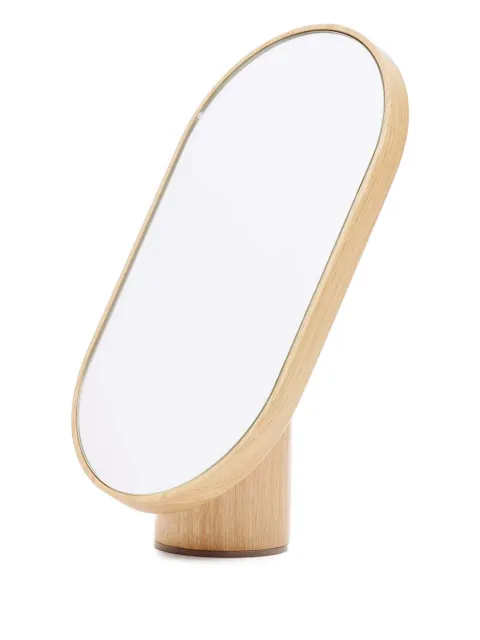 Tre Product oval-frame mirror Brown WM146WO