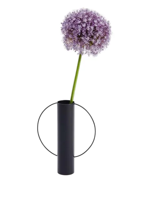 Tre Product circular-detail vase Black GV292MB
