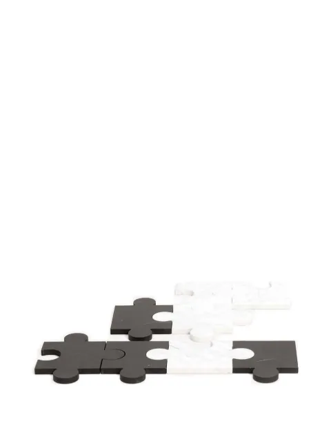 Tre Product puzzle-piece coasters (set of four) Black SPC193MB