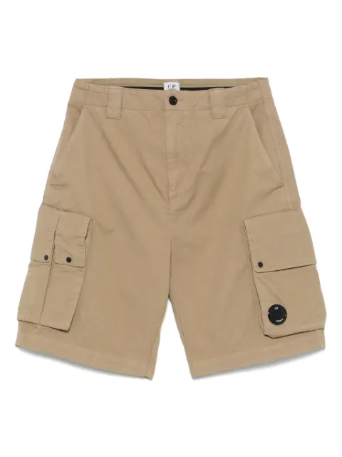 C.P. Company Lens-detail cargo shorts Neutrals 18CMBE315A110340O