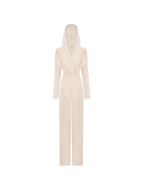 ANNAFOXY draped jumpsuit Neutrals JUMPSUIT03