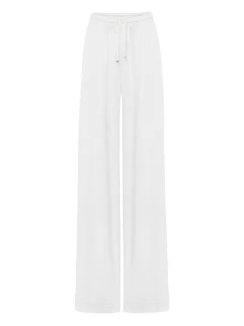 ANNAFOXY high-waisted palazzo trousers White KELLYPANTS01