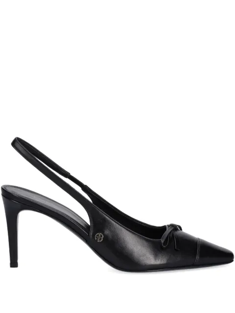 ANINE BING 80mm Freya slingback pumps Black A1410794